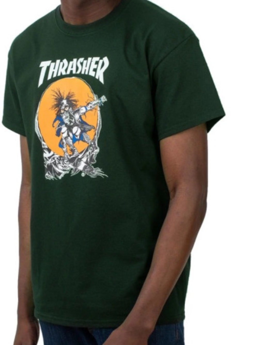 Thrasher Skate Outlaw Shirt in Green 🆕